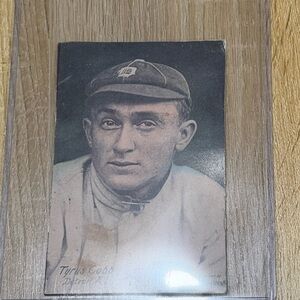 Vintage Ty Cobb Postcard Detroit Tigers